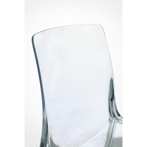 Set 4 scaune policarbonat transparent Adele 50x54x82 cm