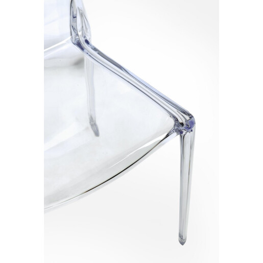 Set 4 scaune policarbonat transparent Adele 50x54x82 cm