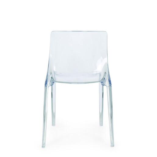Set 4 scaune policarbonat transparent Adele 50x54x82 cm