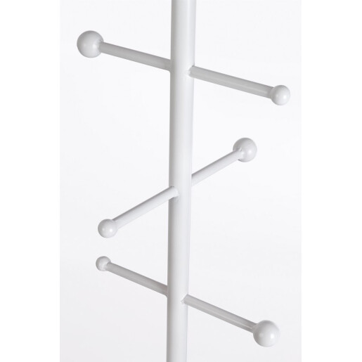 Cuier pardoseala otel alb Camryn Ø35x181,5h