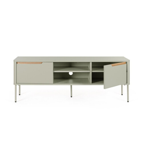 Comoda TV gri maro Nathan 140x40x51h