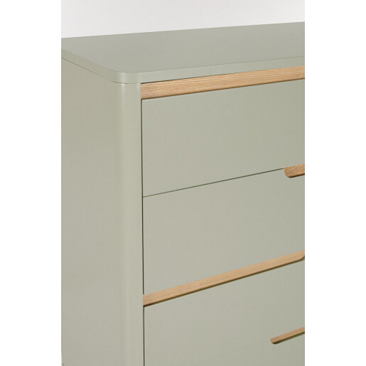 Comoda gri maro Nathan 80x40x105h