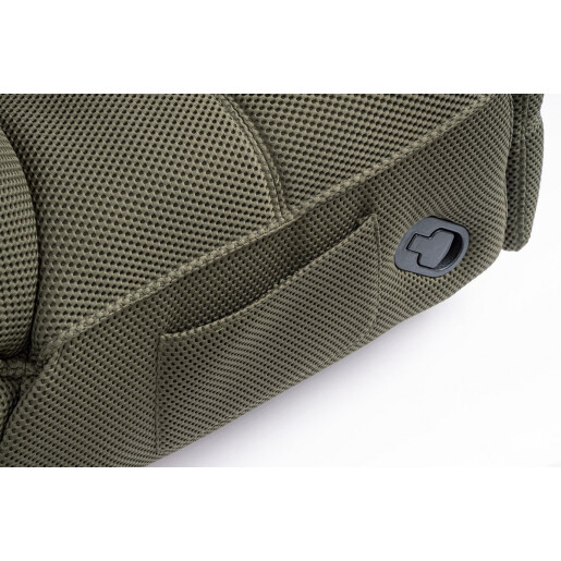 Fotoliu recliner otel negru textil verde inchis Gitta 88.5x107x93.5 cm