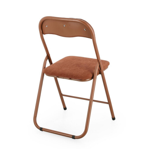 Set 6 scaune otel catifea portocalie Joy 45x44x79h