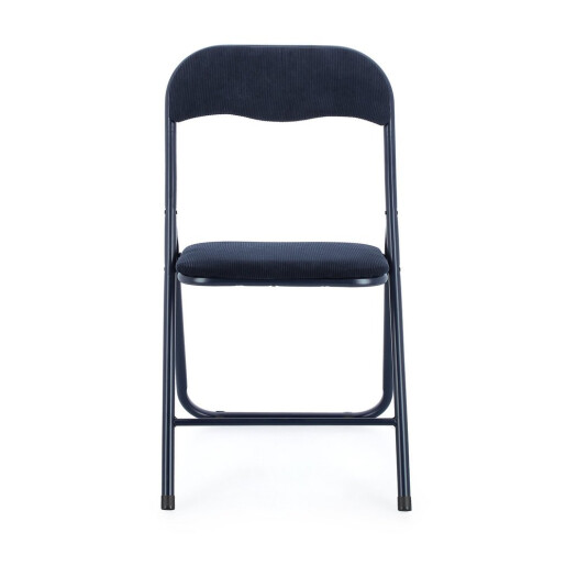 Set 6 scaune otel catifea albastra Joy 45x44x79h