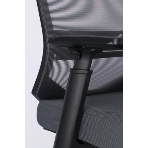 Scaun birou negru gri Marcus 62.5x64x104/113.5 cm