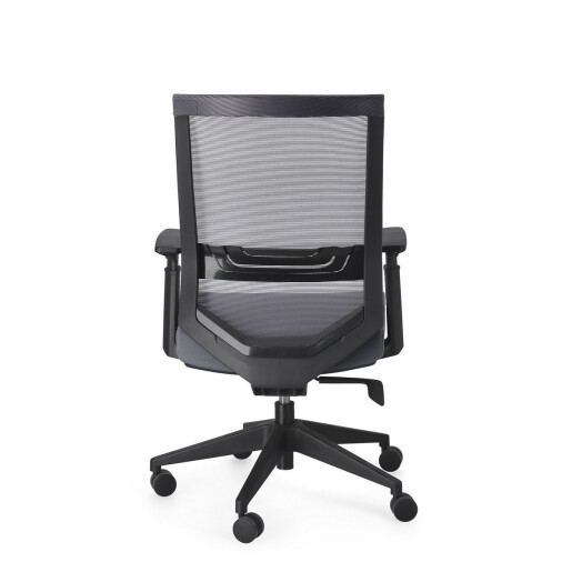 Scaun birou negru gri Marcus 62.5x64x104/113.5 cm
