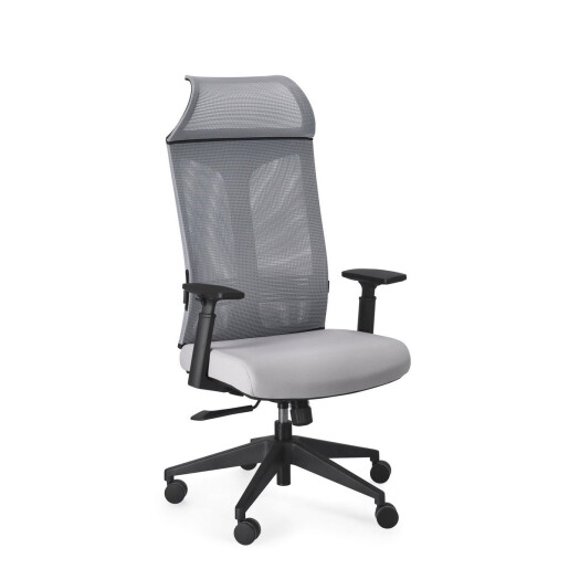 Scaun birou negru gri Killian 63x64x122/131.5 cm