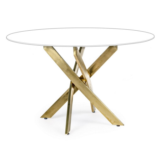Picior masa otel auriu George 56x56x73.5h