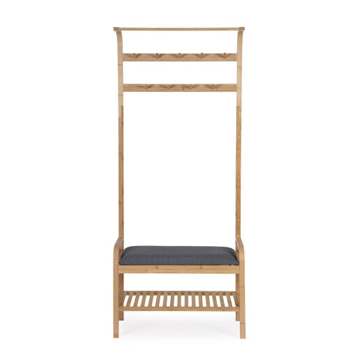 Cuier hol cu bancuta Phillp 73x34x171 cm