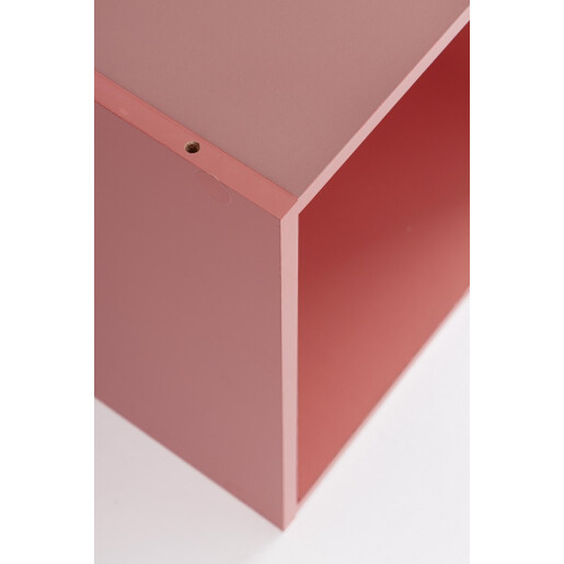 Raft lemn mdf roz 35x35x35 cm