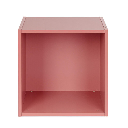 Raft lemn mdf roz 35x35x35 cm