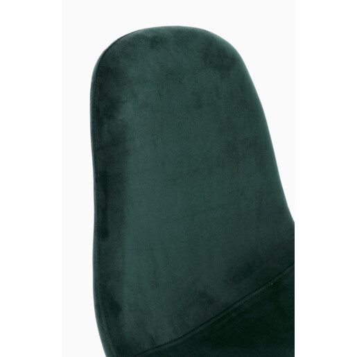 Set 4 scaune negru verde Irelia 44x53x84h