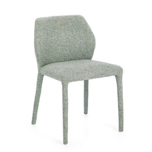 Set 2 scaune textil verde fern Rainy 50x55x77.5 cm