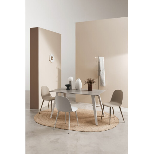 Set 4 scaune bej Ella 45x51.5x80.5h