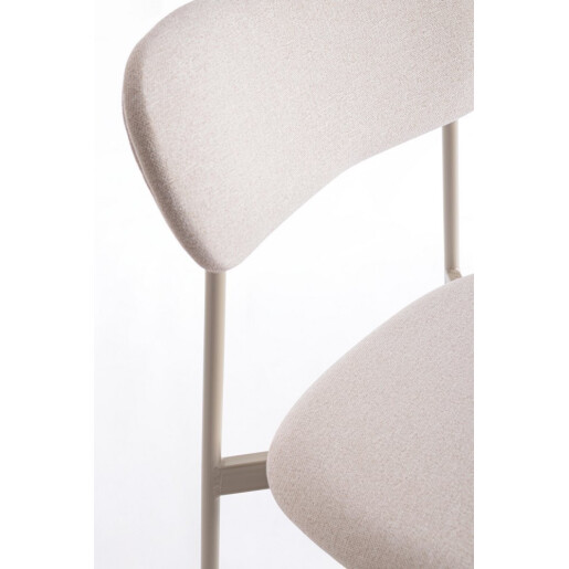 Set 4 scaune taupe Inka 45x49x78h