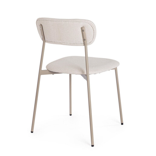 Set 4 scaune taupe Inka 45x49x78h