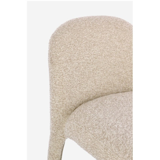 Scaun bar textil bej Antara 44.5x50.5x92h