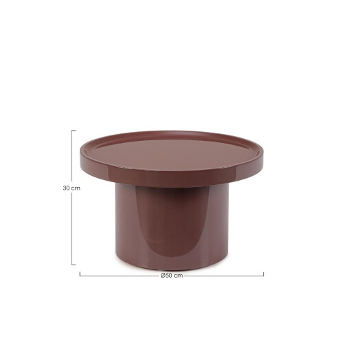 Masuta cafea mdf brick Otilia 50x50x30h