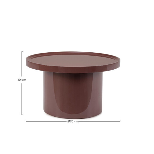 Masuta cafea mdf brick Otilia 70x70x40h