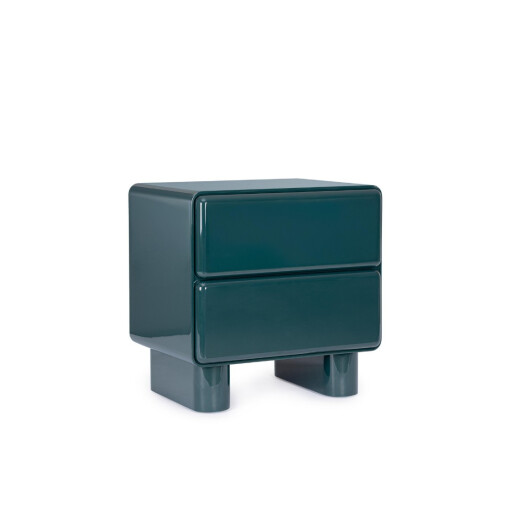 Noptiera mdf albastru deep Otilia 56.5x42.5x56.5h