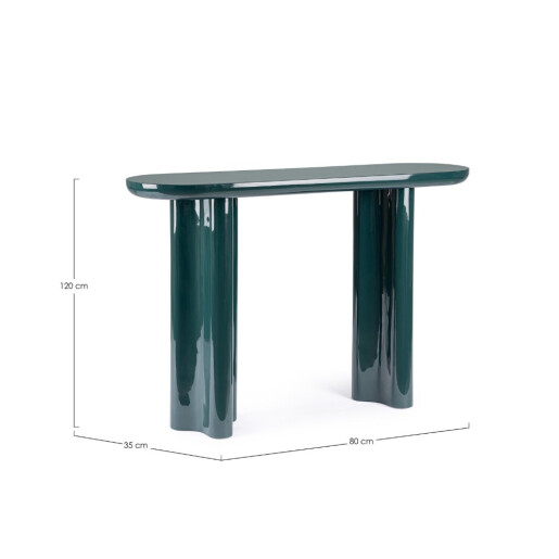 Consola mdf albastru deep Otilia 120x35x80h