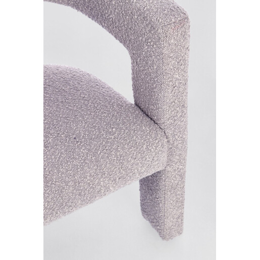 Scaun textil gri Arabella 64x56x75 cm