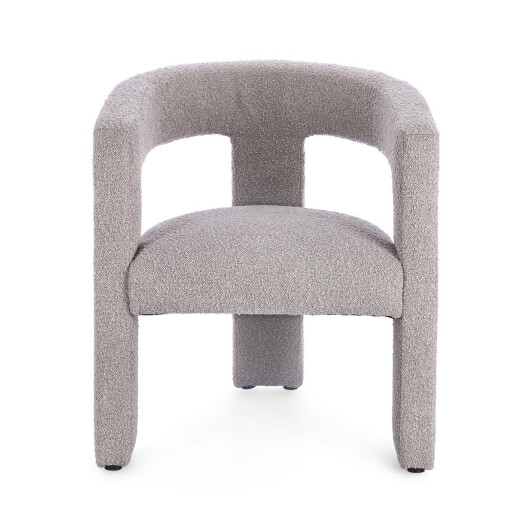 Scaun textil gri Arabella 64x56x75 cm