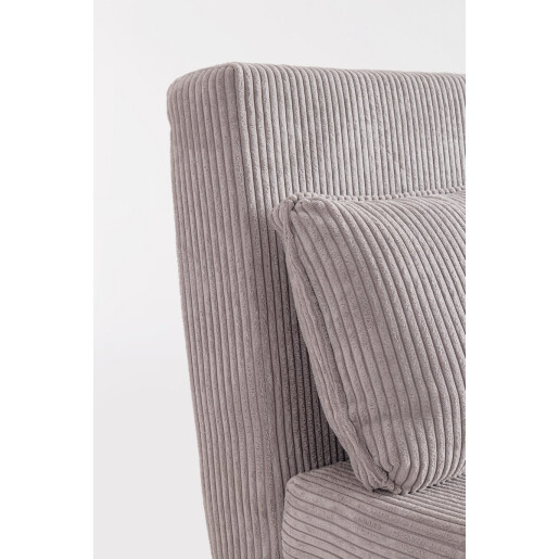 Canapea extensibila otel textil taupe Walker 120x83x88 cm