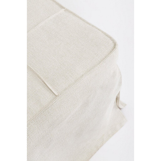 Taburet extensibil, pat gri Barney  70x70x44h , 70x194x44h
