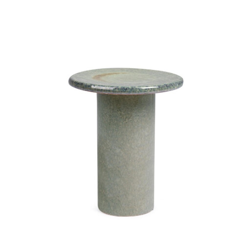 Masuta cafea ceramica verde Baraki Ø40,5x45,5h