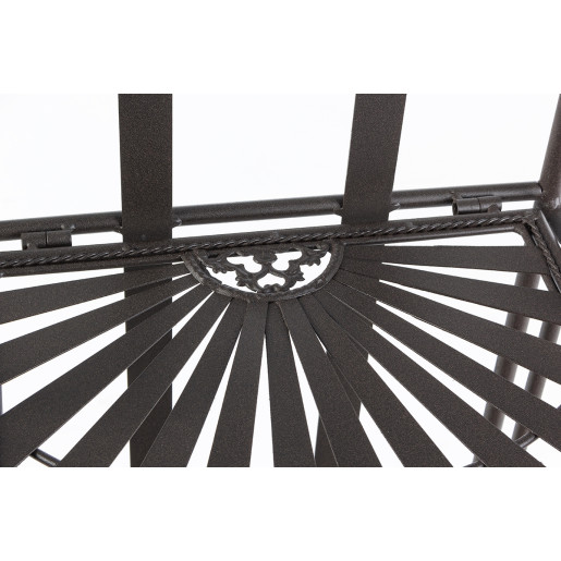 Raft fier forjat maro 4 polite 34 cm x 30 cm x 153h