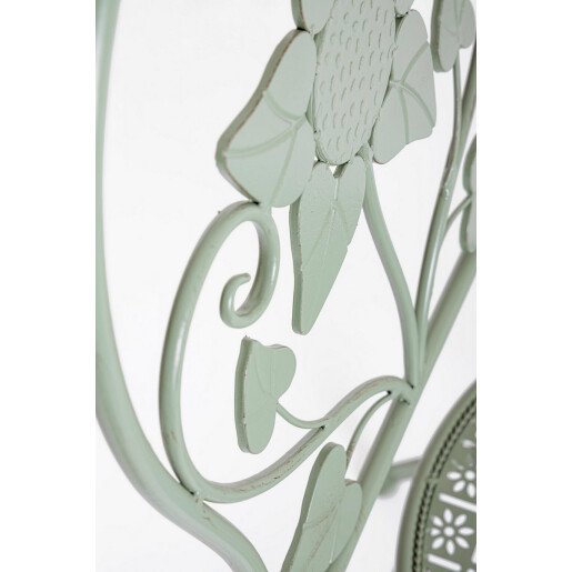 Set 2 scaune otel verde Harriet 40x40x94 cm