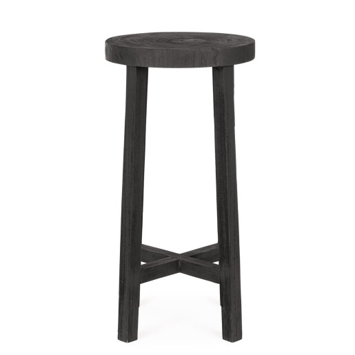 Set 2 masute lemn negru Yako 40x80 cm
