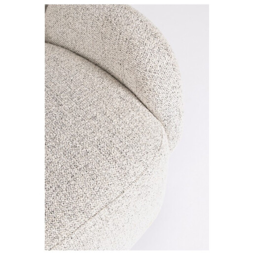 Fotoliu rotativ textil gri Harper 78x76x80h