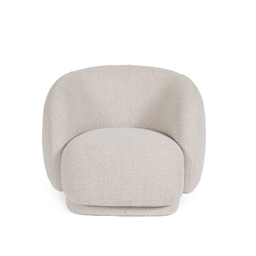 Fotoliu rotativ textil natur Brittany 93x87x76h