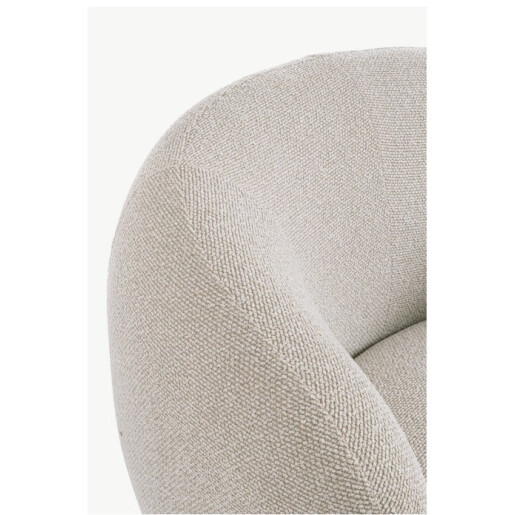 Fotoliu rotativ textil natur Brittany 93x87x76h