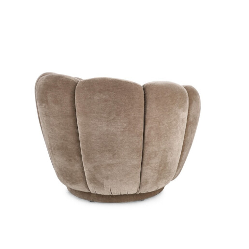 Fotoliu textil maro Tulip 89x82x71h