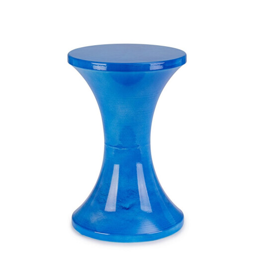 Masuta cafea otel albastru Hedym Ø30x45h