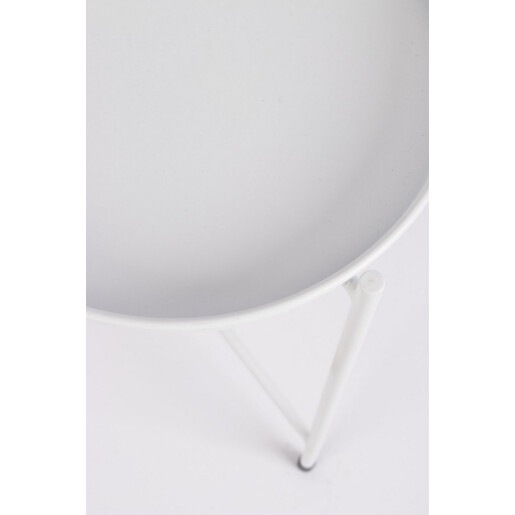 Suport ghivece flori otel alb Henley 47,5x42,5x60h