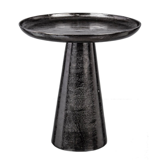 Masuta aluminiu negru Kulvir 35x41.5 cm