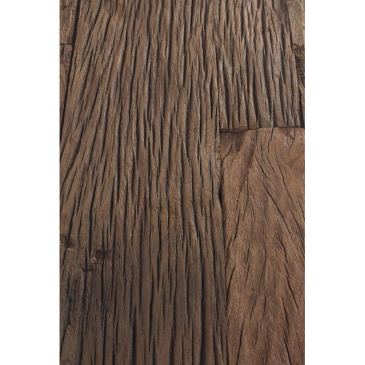 Masa picioare inox cu blat lemn maro si sticla Stanton 220 cm x 100 cm x 76 h