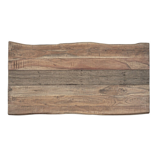 Masa fier negru lemn maro Nottingham 180x90x77 cm