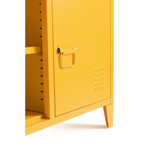 Comoda TV otel galben Cambridge 120.5x40x58.5 cm