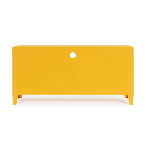 Comoda TV otel galben Cambridge 120.5x40x58.5 cm