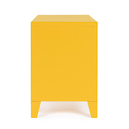 Comoda TV otel galben Cambridge 120.5x40x58.5 cm