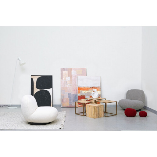 Set 4 masute Jaidev 38x38x36 cm; 42x42x39 cm; 46x46x42 cm; 50x50x45 cm