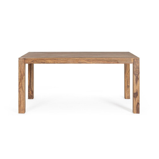 Masa lemn masiv maro Nartan 160x90x76h