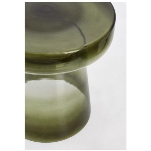Masuta cafea sticla verde Fazal Ø40x37h