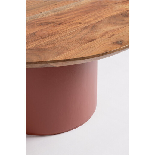 Masuta lemn mdf caramiziu maro Ojas 70x33 cm